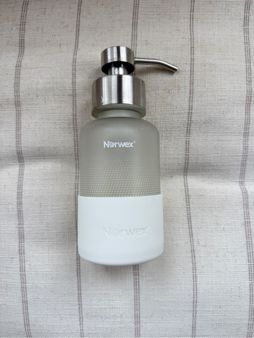 Norwex Foaming Soap Dispenser Glass Pump